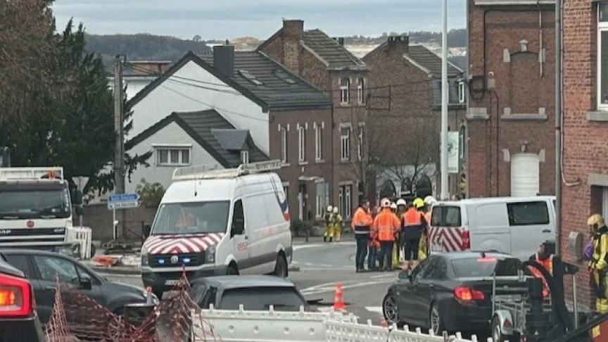 Fuite de gaz à Visé : plusieurs rues fermées, habitants invités à rester prudents