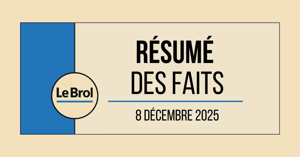 Résumé des faits du 08/12/2025
