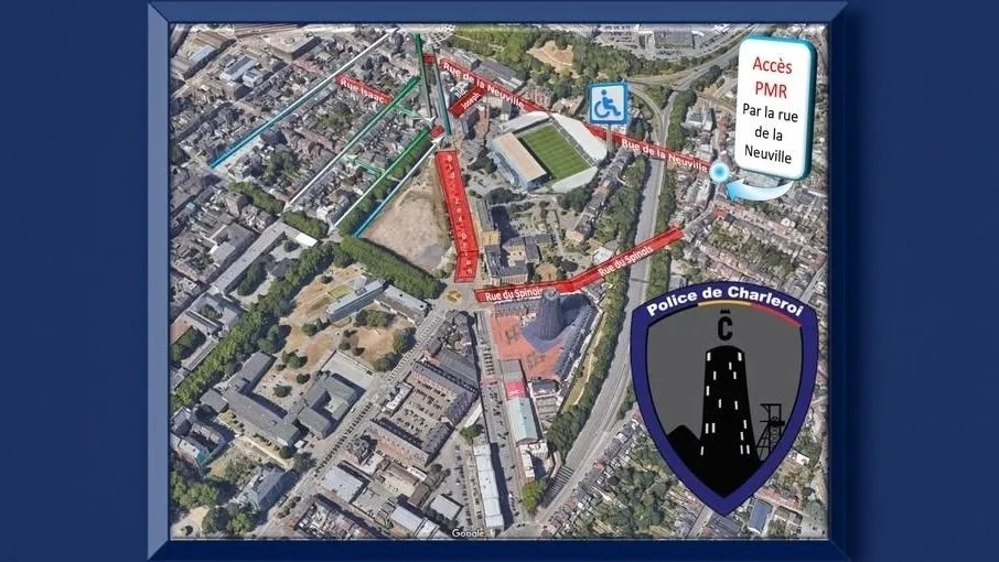 Match Sporting de Charleroi – KRC Genk : circulation fortement perturbée autour du stade ce vendredi