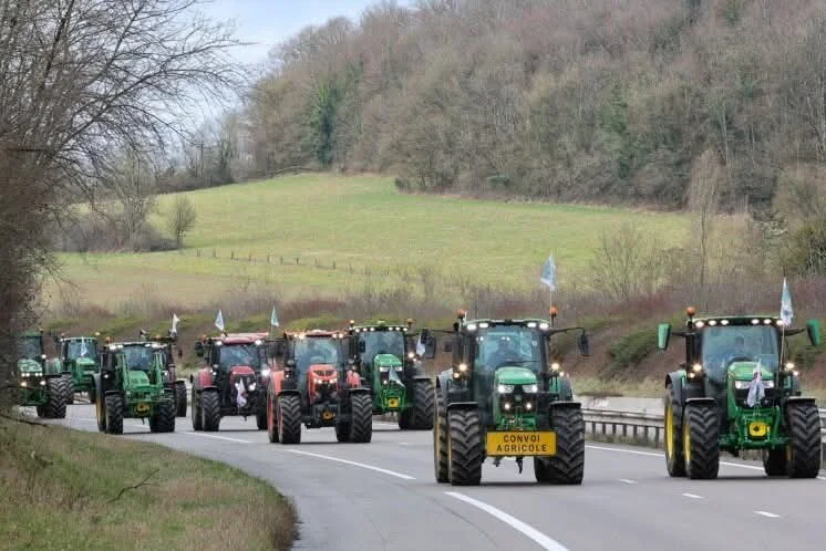 Namur : importante manifestation d’agriculteurs ce jeudi 15 janvier, fortes perturbations attendues