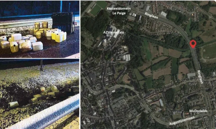 Herentals : dépôt clandestin de déchets de drogue en pleine nuit