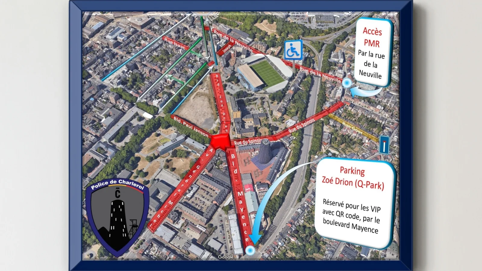 Demi-finale de Coupe : circulation modifiée autour du stade